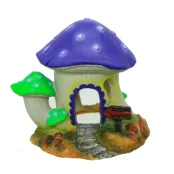 Декорація YUSEE будинок Смурфів 12x14x11 см Декорація YUSEE будинок Смурфів 12x14x11 см