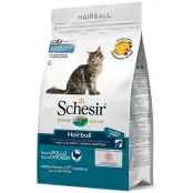 Сухой корм Schesir Cat Hairball для выведения шерсти, монопротеиновый, для длинношерстных котов, 1.5 кг