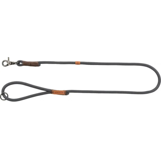 Поводок Trixie Be Nordic Be Nordic Retriever Leash для собак, нейлон, размер X-XL, графитовый, 13 мм, 1 м
