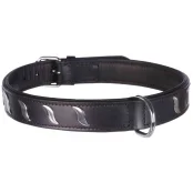 Нашийник Trixie Active L-ХL для собак, шкіра, 57-66 см х 30 мм, чорний