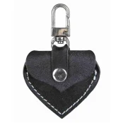 Брелок Trixie в форме сердца, кожа, 5.5х5 см, черный