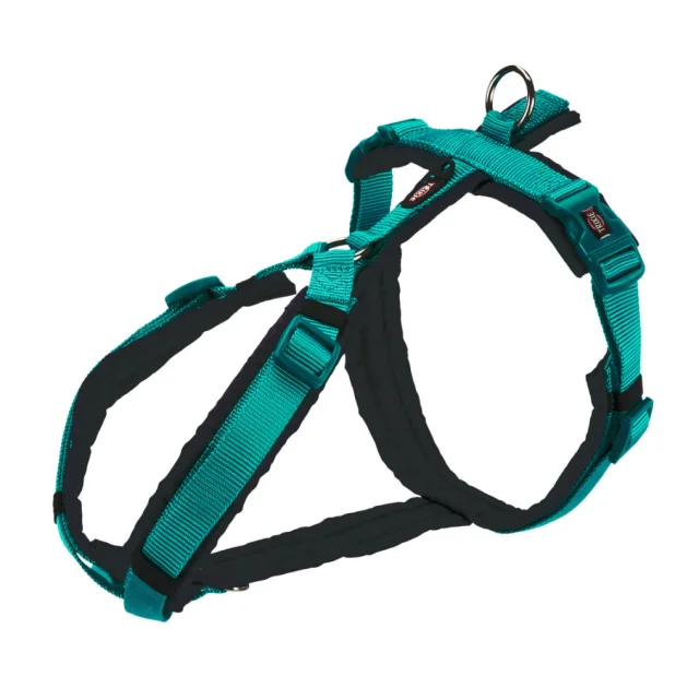 Шлея Trixie Premium Trekking Harness для собак, 36-44 см, 15 мм, размер S, океан-графит