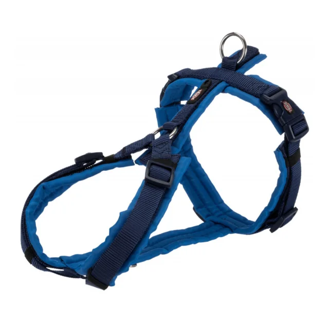 Шлея Trixie Premium Trekking Harness для собак, 44-53 см, 20 мм, размер S-M, индиго-синий