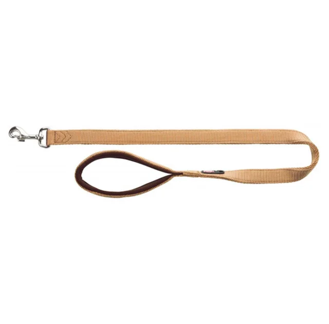 Поводок Trixie Premium Lead для собак, размер XS, 1.2 м/10 мм, карамель
