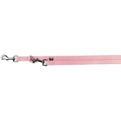 Поводок-перестежка Trixie Premium для собак, нейлон, 2 м х 15 мм, розовый
