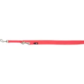 Поводок-перестёжка Trixie Premium Adjustable Lead двухслойный для собак, размер M-L, 2 м/20 мм, коралловый