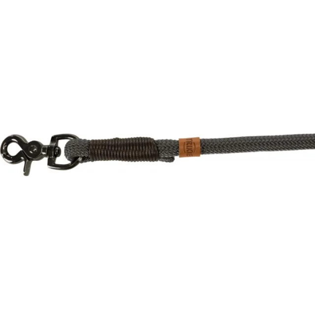 Поводок Trixie Be Nordic Be Nordic Retriever Leash для собак, нейлон, размер X-XL, графитовый, 13 мм, 1 м