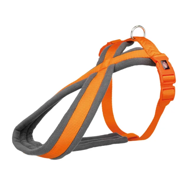Шлея Trixie Premium Touring Harness для собак, 26-38 см, 10 мм, размер XXS-XS, папайа