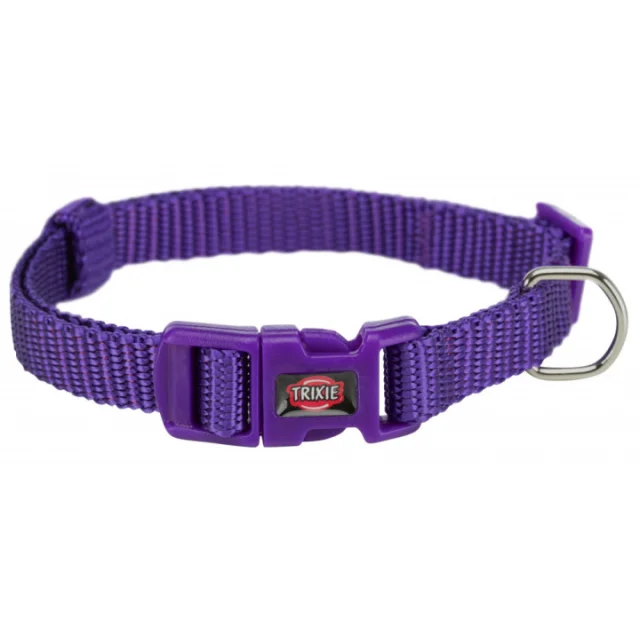 Ошейник Trixie Premium для собак, нейлон, размеры XXS-XS, фиолетовый, 10 мм, 15-25 см