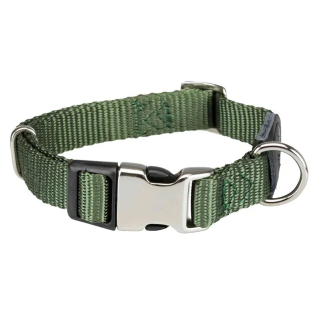 Ошейник Trixie Premium для собак, 28-40 см х 15 мм, S-M, лесной