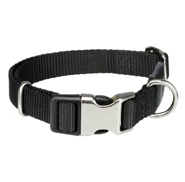 Ошейник Trixie Premium для собак, 34-52 см х 20 мм, M-L, черный