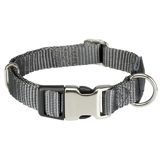 Ошейник Trixie Premium для собак, 34-52 см х 20 мм, M-L, графит