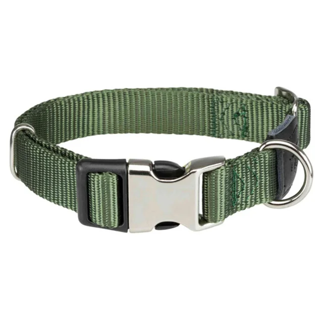 Ошейник Trixie Premium для собак, 34-52 см х 20 мм, M-L, лесной