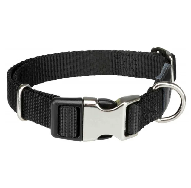 Ошейник Trixie Premium для собак, 45-70 см х 25 мм, L-XL, черный