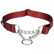 Ошейник-удавка Trixie Premium для собак, нейлон, 30-40 см х 15 мм, бордовый