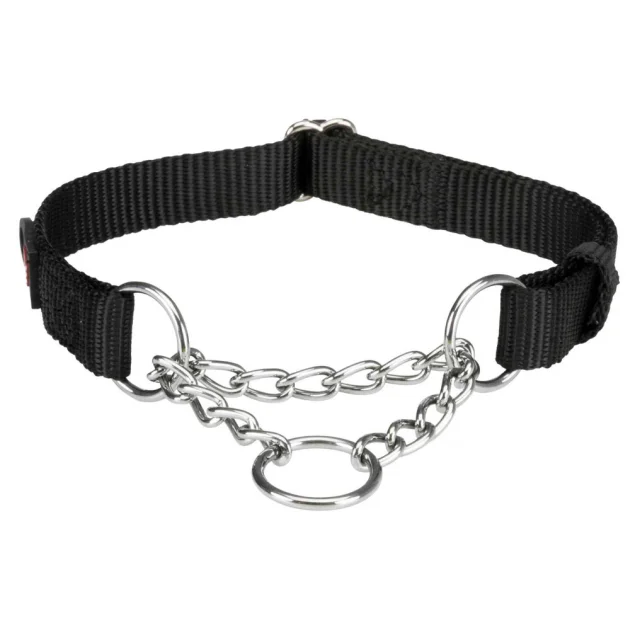 Нашийник-зашморг Trixie Premium для собак, нейлон, 35-50 см х 20 мм, чорний