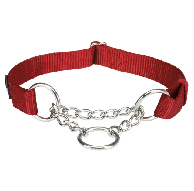 Ошейник-удавка Trixie Premium для собак, нейлон, красный, 20 мм, 35-50 см