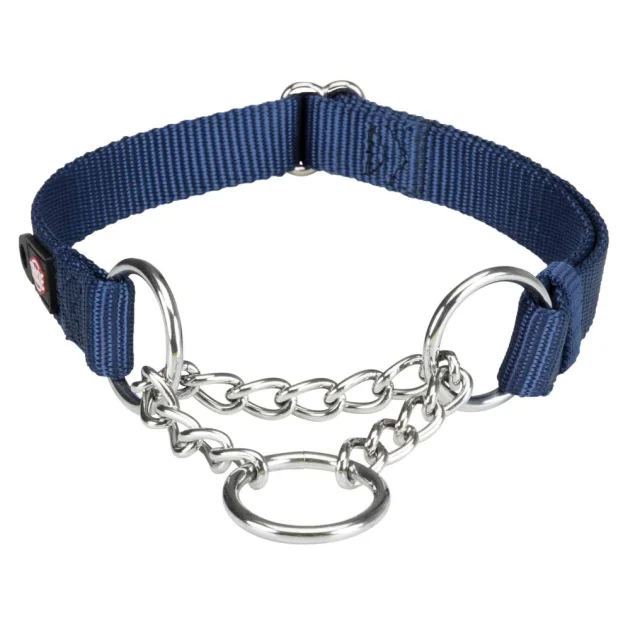 Ошейник-удавка Trixie Premium для собак, нейлон, 45-70 см х 25 мм, индиго