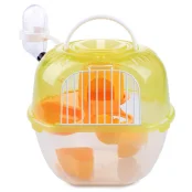 Клетка AnimAll Apple Style для хомяка, 20.5х18х22.5 см, жёлтая