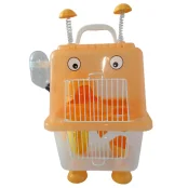 Клетка для хомяка AnimAll Robotic, 20.7x19x36 см, оранжевая