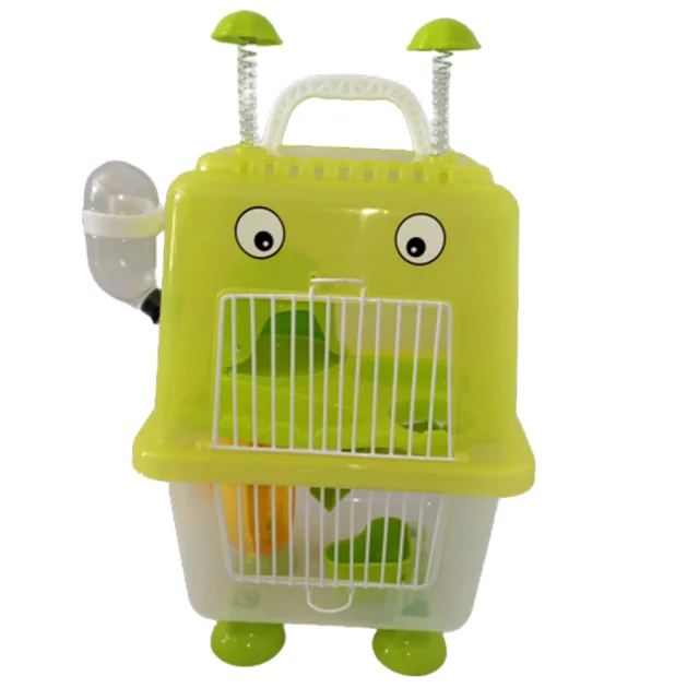 Клетка для хомяка AnimAll Robotic, 20.7x19x36 см, салатовая