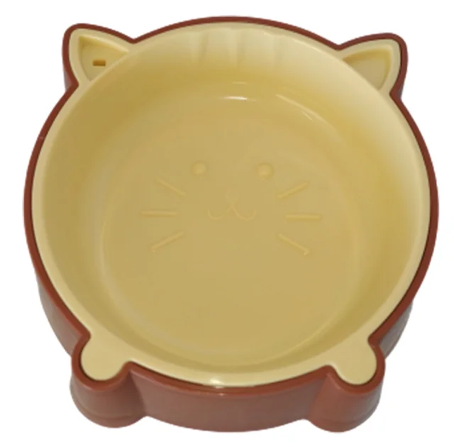 Пластикова миска AnimAll для котів S, 200 мл, коричнева