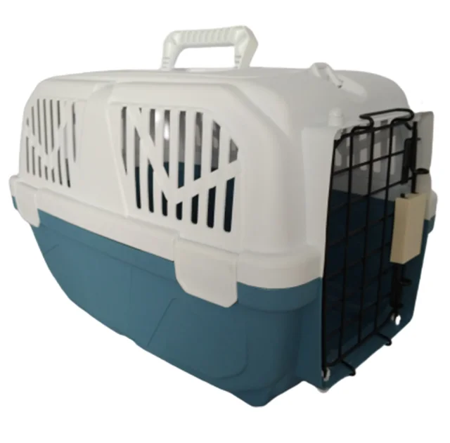 Переноска AnimAll P1079 для котів і собак, синя, 47×31×30 см