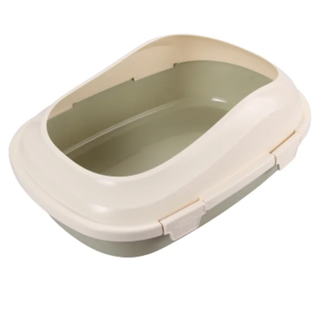 Туалет під наповнювач AnimAll P 1121 для дорослих котів, 46×33×16 см, оливковий