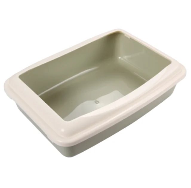 Туалет с бортиком AnimAll A 951, 41х30х11.7 см, оливковый