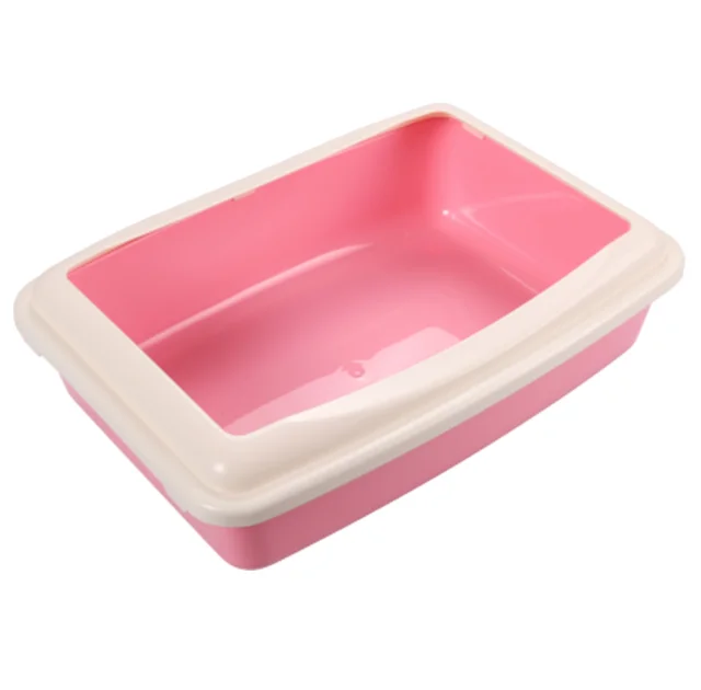 Туалет с бортиком AnimAll A 951, 41х30х11.7 см, розовый