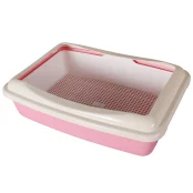 Туалет з сіткою і бортиком AnimAll A 970, 41×30×12 см, рожевий