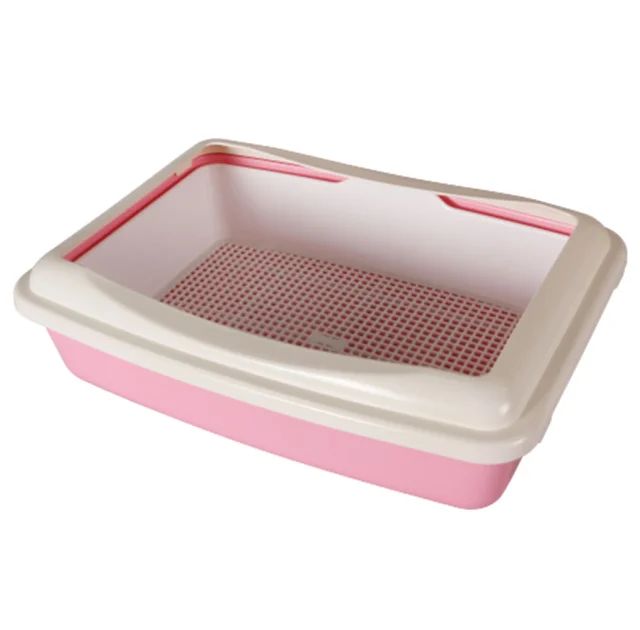 Туалет з сіткою і бортиком AnimAll A 970, 41×30×12 см, рожевий