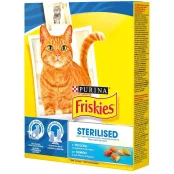 Сухой корм Purina Friskies Sterilised для стерилизованных кошек, с лососем и овощами, 270 г