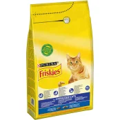 Сухой корм Purina Friskies Sterilised для стерилизованных кошек, с лососем и овощами, 1.5 кг