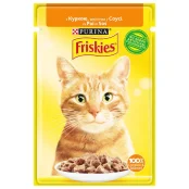 Влажный корм Purina Friskies для кошек, с курицей, 85 г