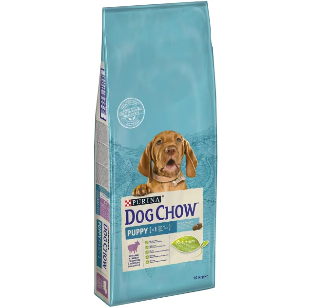 Сухий корм Purina Dog Chow Puppy Lamb для цуценят, з ягням, 14 кг