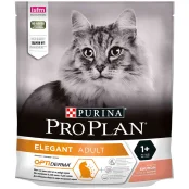 Сухой корм Purina Pro Plan Elegant Adult для кошек с чувствительной кожей, с лососем, 400 г
