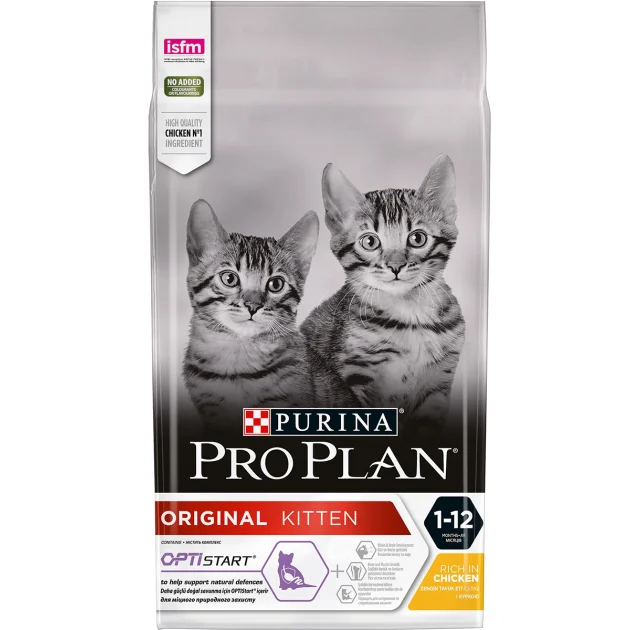Сухой корм Purina Pro Plan Original Kitten для котят, с курицей, 1.5 кг