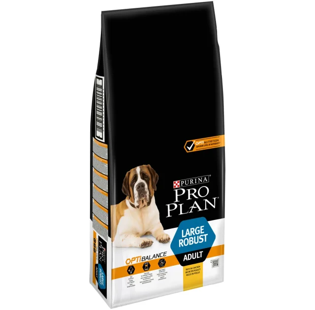Сухий корм Purina Pro Plan Dog Large Robust Adult для дорослих собак великих порід, з куркою, 14+2.5 кг