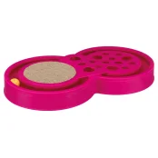 Игрушка Trixie Fumble & Scratch с драпаком, для кошек, 60х33 см, розовый