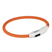 Cветящійся USB нашийник Trixie, для кішок, помаранчевий, 35 см