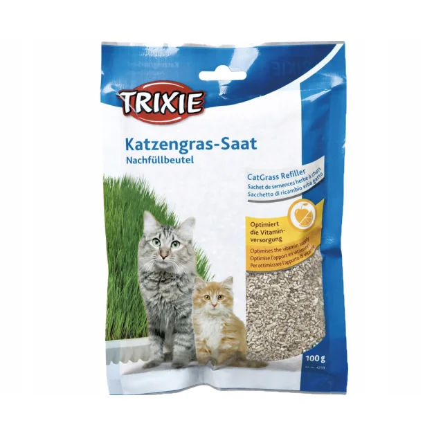 Трава в пакете Trixie, для кошек, 100 г