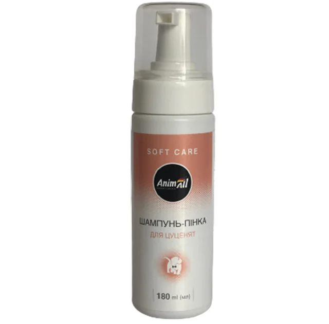 Шампунь-пенка AnimAll, для щенков, 180 мл