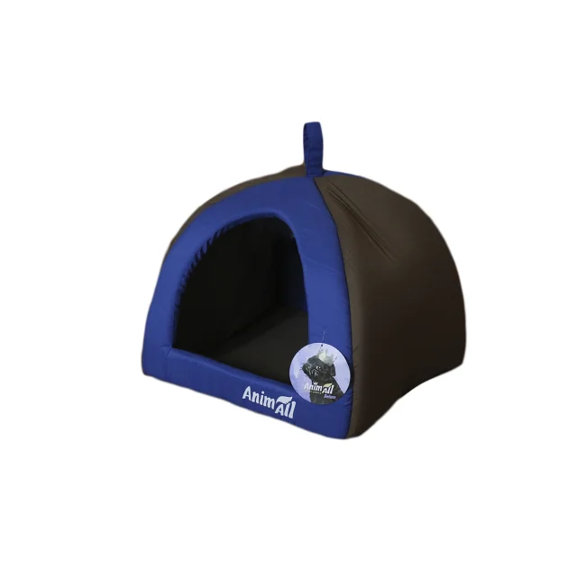 Домик AnimAll Wendy S для собак, голубой, 38×38×29 см
