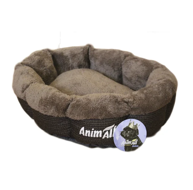 Лежак AnimAll Mary S для собак, светло-коричневый, 50×50×15 см