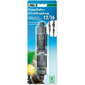 JBL double stopcock + quickcoupling для підключення, відключення і перекриття шлангів в акваріумі, 12/16 мм JBL double stopcock + quickcoupling для підключення, відключення і перекриття шлангів в акваріумі, 12/16 мм