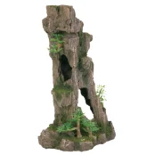 Грот для рибок Trixie - Скелі з печерою з рослинами, 17х13х28.5 см