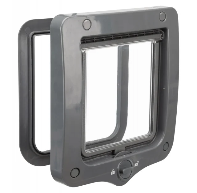Дверцята Trixie 2-Way Flap Door для кішок і дрібних собак, сірий