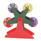 Игрушка Trixie карусель с шариками, для попугаев, 10 см
