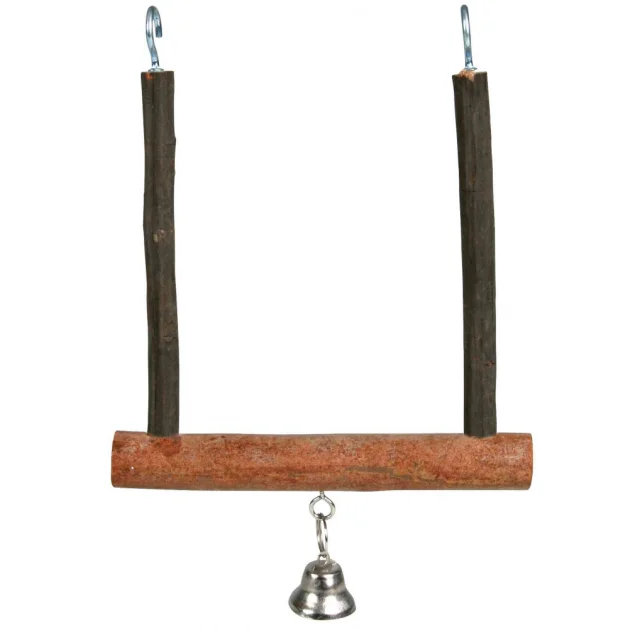 Гойдалки Trixie Natural Living з дзвіночком, для птахів, 12,5х15 см